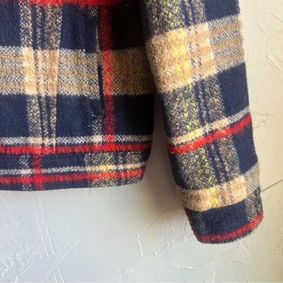 Levi’s Sherpa Trucker Jacket XS Quilted Lined Plaid Cozy Y2K Americana Outdoor - Picture 5 of 16